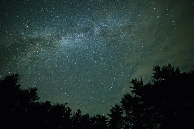 dark, nature, milky way, night, silhouette, sky, stars, trees, silhouettes, tree silhouettes, starry sky, starry night, night sky, cosmos, stargazing. Stargazing Trips Planning: A Simple Four-Step Method