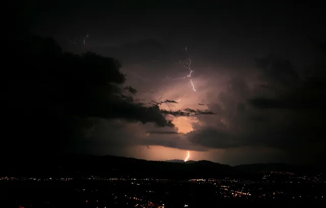 lightning, nature, eve, night, clouds, lighting mood, thunderstorm. A dark-sky town's checklist for astronomy tour companies businesses