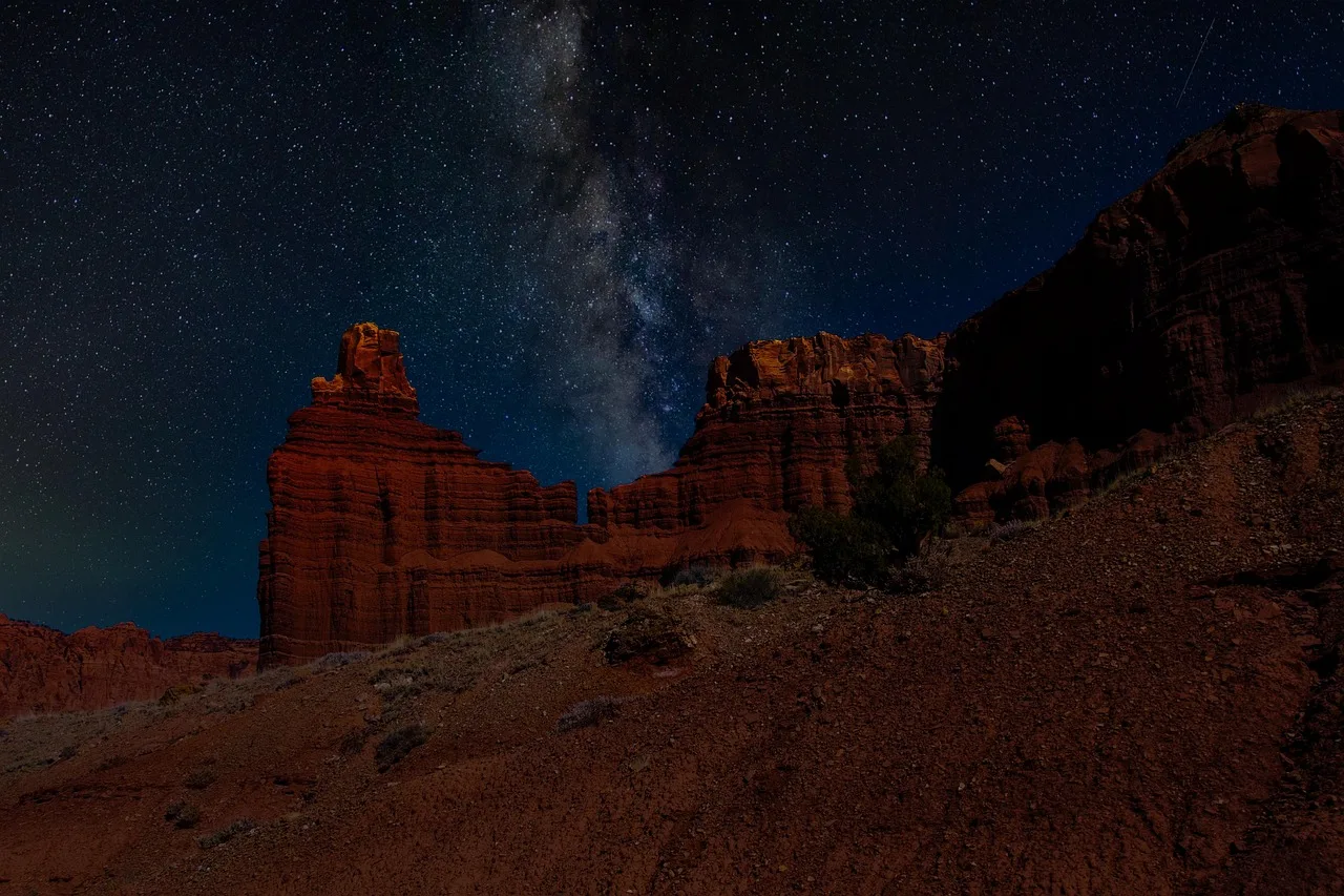 stars, night, desert, arizona, usa, night sky, sky, galaxy, star, nature, milkyway, landscape. US Dark Sky Festivals 2026: Dates, Locations, and What to Expect