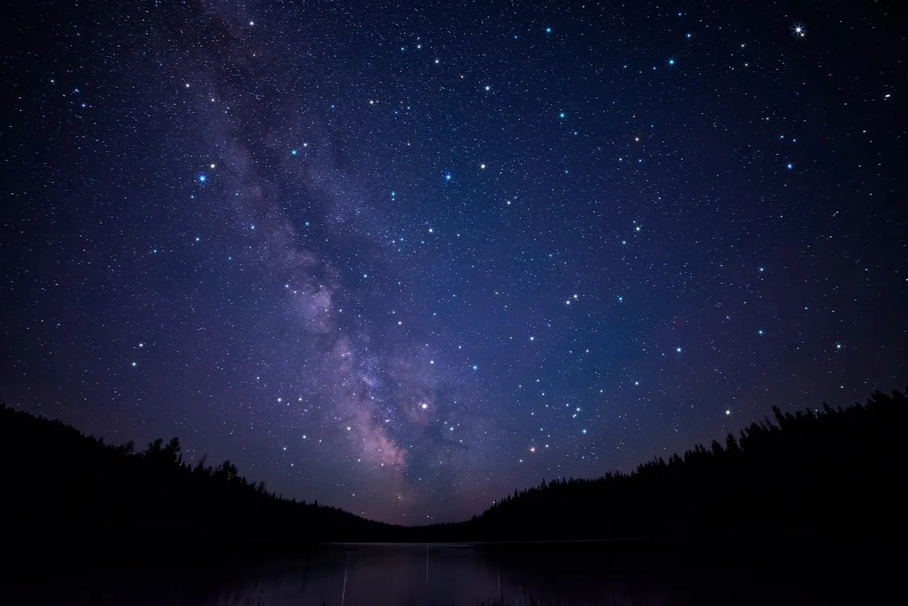 british columbia, canada, clear, lake, milky way, night, night sky, purple, stars, twinkle, calm, centered, dark, many, astronomy, galaxy, constellation, space, sky, starry, nebula, milky, exploration, stellar, nature, infinity, astrology, no person, space background. US vs Canadian dark sky parks, cross-border rules for stargazers