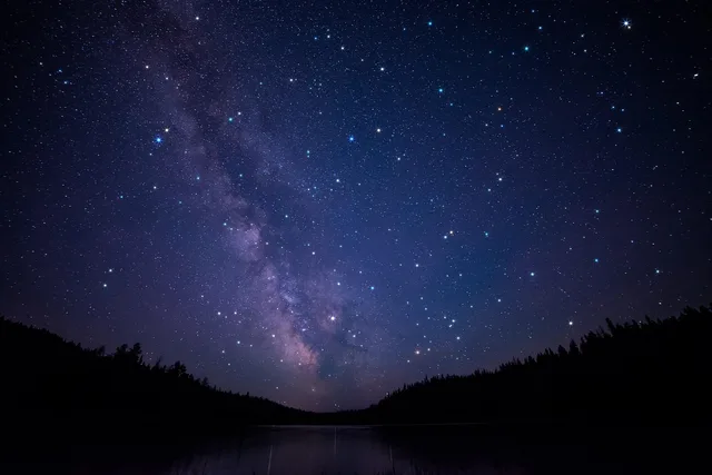 british columbia, canada, clear, lake, milky way, night, night sky, purple, stars, twinkle, calm, centered, dark, many, astronomy, galaxy, constellation, space, sky, starry, nebula, milky, exploration, stellar, nature, infinity, astrology, no person, space background. US vs Canadian dark sky parks, cross-border rules for stargazers