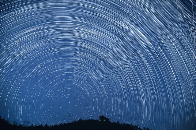 starry sky, star tracks, night, sky, nature, night sky, the night sky, stars, starry, night time